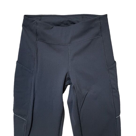 LULULEMON Speed Up Crop Leggings Black Size 6 - Picture 6 of 16